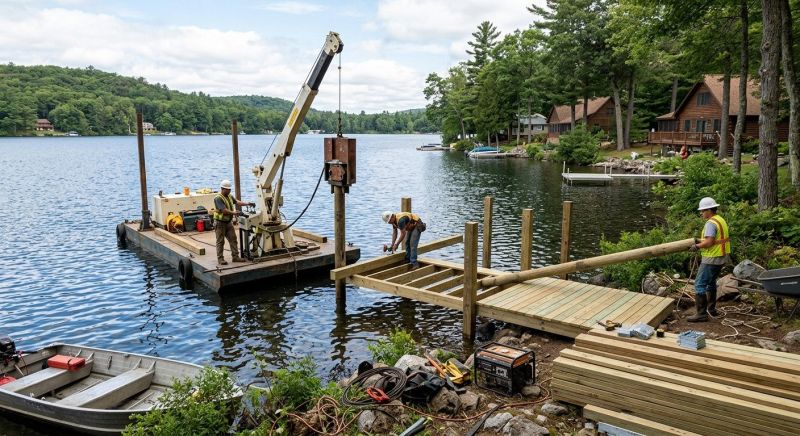 Dock Enlargement in Overland Park, KS